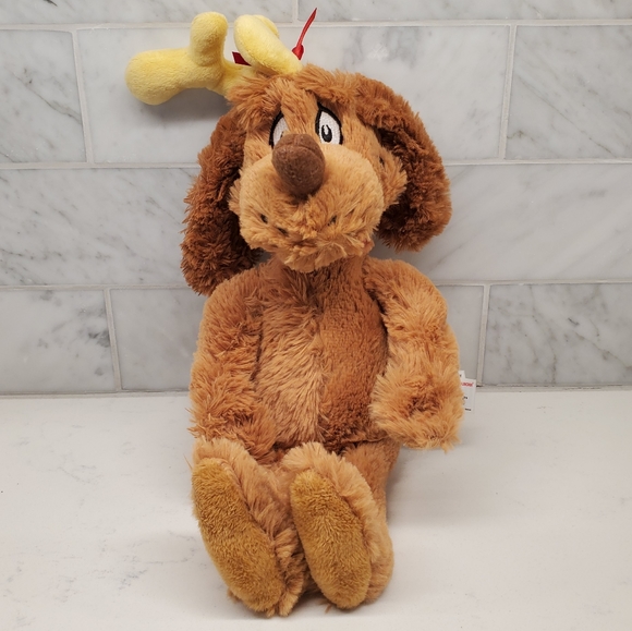 Dr. Seuss’ Grinch Christmas Max Dog Plush 16" - Picture 1 of 7